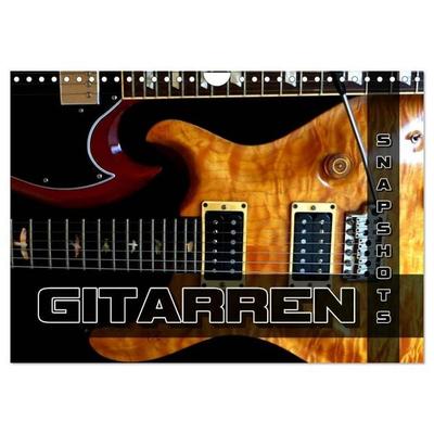 Gitarren Snapshots (Wandkalender 2027 DIN A4 quer), CALVENDO Monatskalender