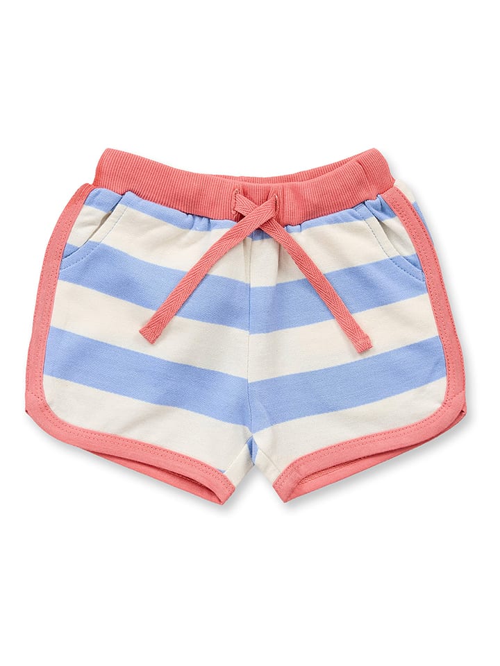 Sense Organics Shorts "Marlen" in Creme/ Hellblau - 104