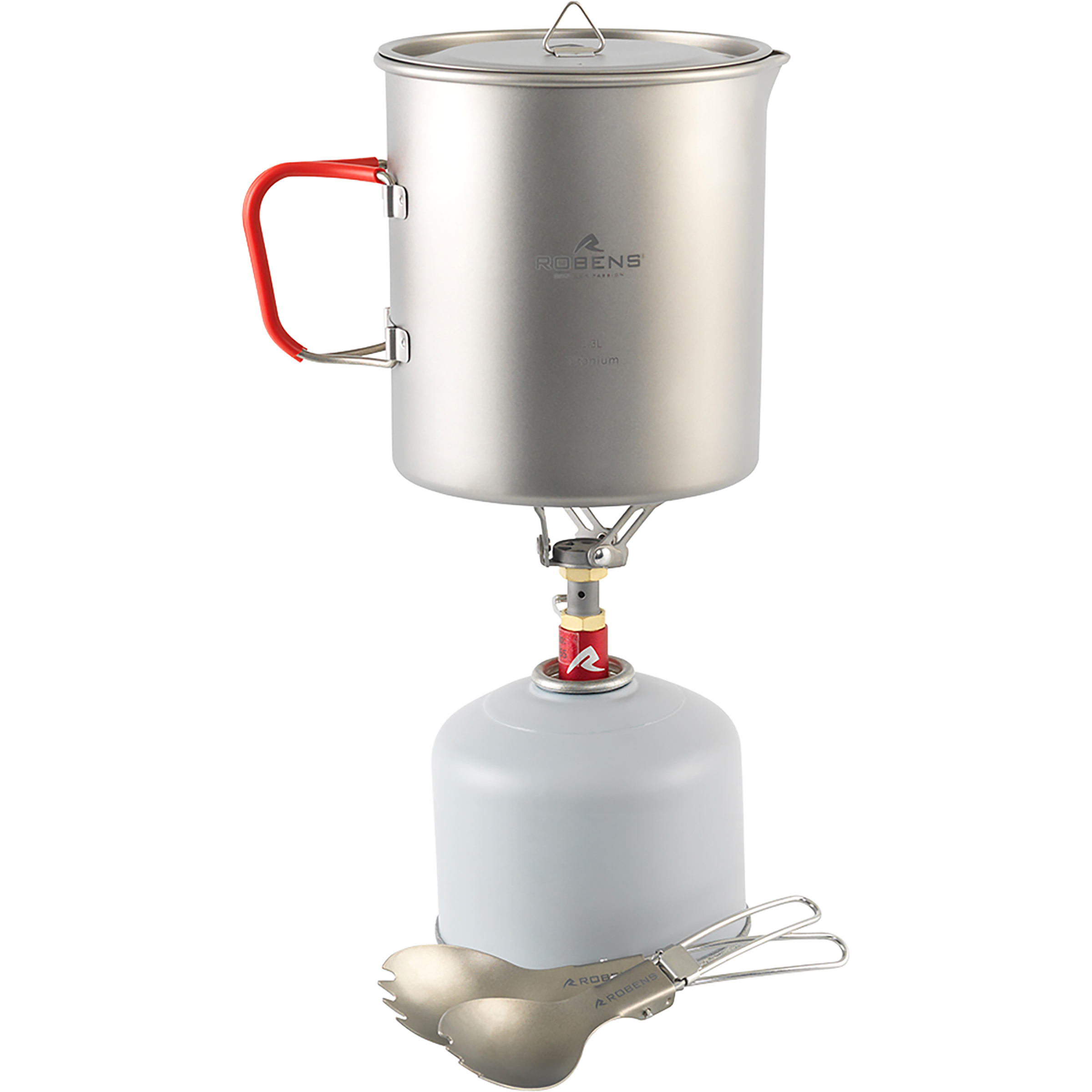 Robens Fire Wisp Duo UL Kochset Camping Kochgeschirr weiss Camping