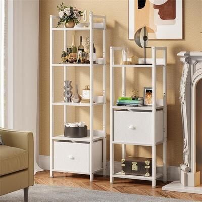 No 5 Tier Bookshelf with Drawer
