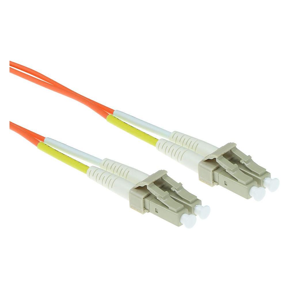 ACT 25 meter LSZH Multimode 50/125 OM2 fiber patch cable duplex with LC connectors (25 m) (RL9525)