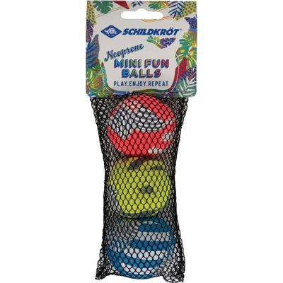 Schildkröt 970145 - Neopren Mini-Fun-Bälle, gefüllt mit Kunststoff-Granulat, 3er Set à 5cm