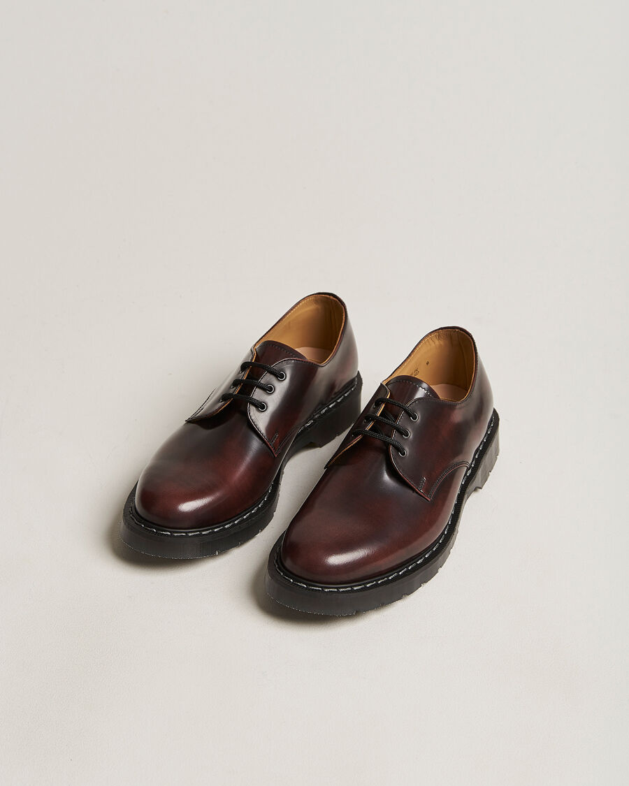 Solovair 3 Eye Gibson Shoe Burgundy Shine men EU43 Brun