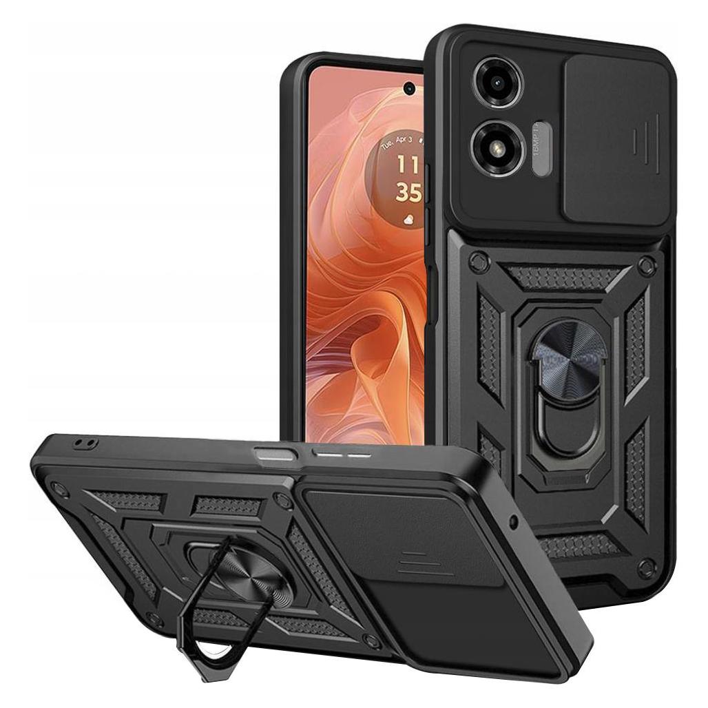 Techsuit - CamShield Series - Motorola Moto G04 / Moto G04s / Moto G24 / Moto E14 - Black (Motorola Moto E14, Motorola Moto G04, Motorola Moto G24) (56345183)