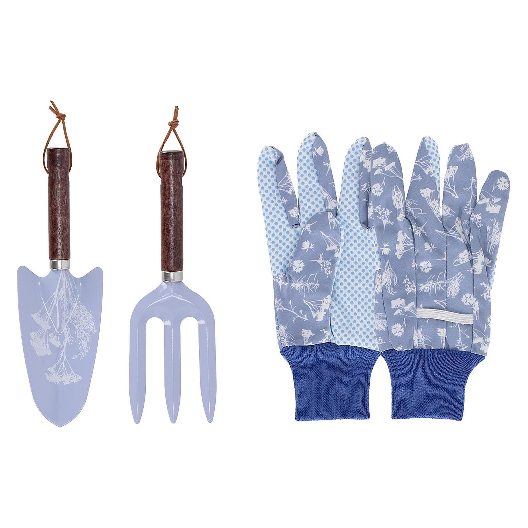 Esschert Design Diap. Gartengeräte+ Handschuhe sort (ESSCHERT DESIGN)