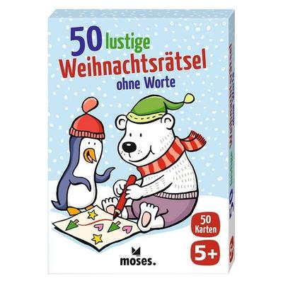 50 lustige Weihnachtsrätsel ohne Worte