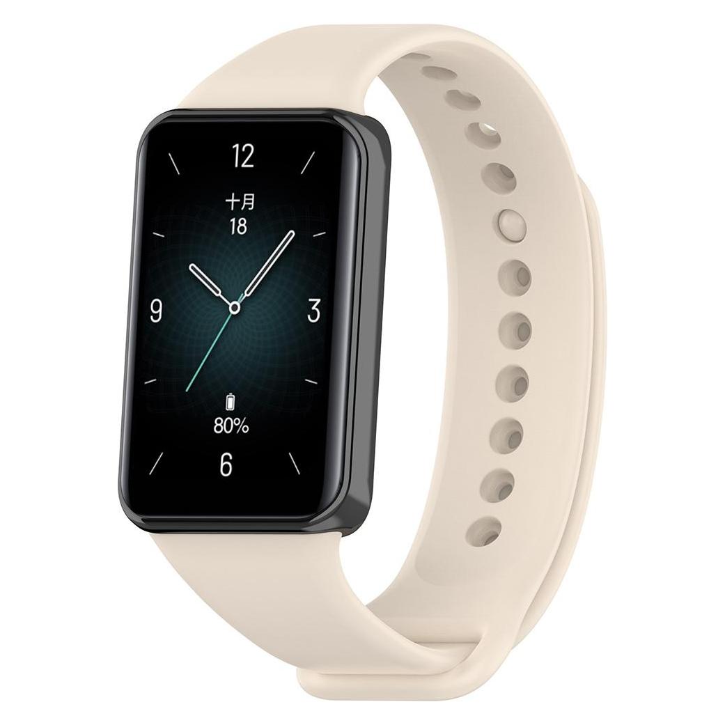 Techsuit - Watchband (W014) - Honor Band 9 - Pale Vanilla (Silicone) (62207852)