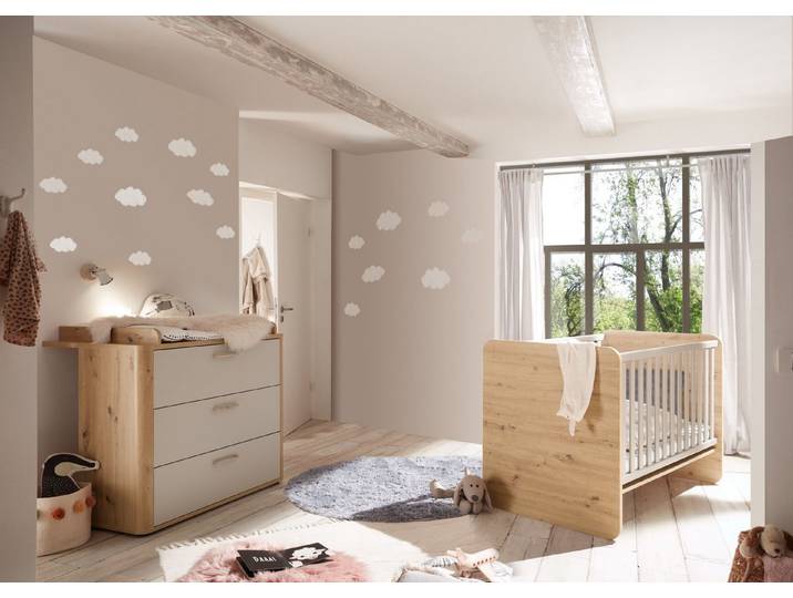möbel-direkt.de Babyzimmer-Komplettset KInderzimmer Set 3 Lilly