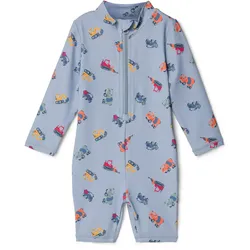 Tchibo - Baby-Einteiler mit UV-Schutzfaktor 50+ - Baby - Gr. 86/92 - hellblau