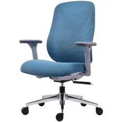Ergonomischer Bürodrehstuhl, 4D-Armlehnen und atmungsaktive, schwenkbare Rückenlehne, Lendenwirbelstütze und höhenverstellbar – ZIK