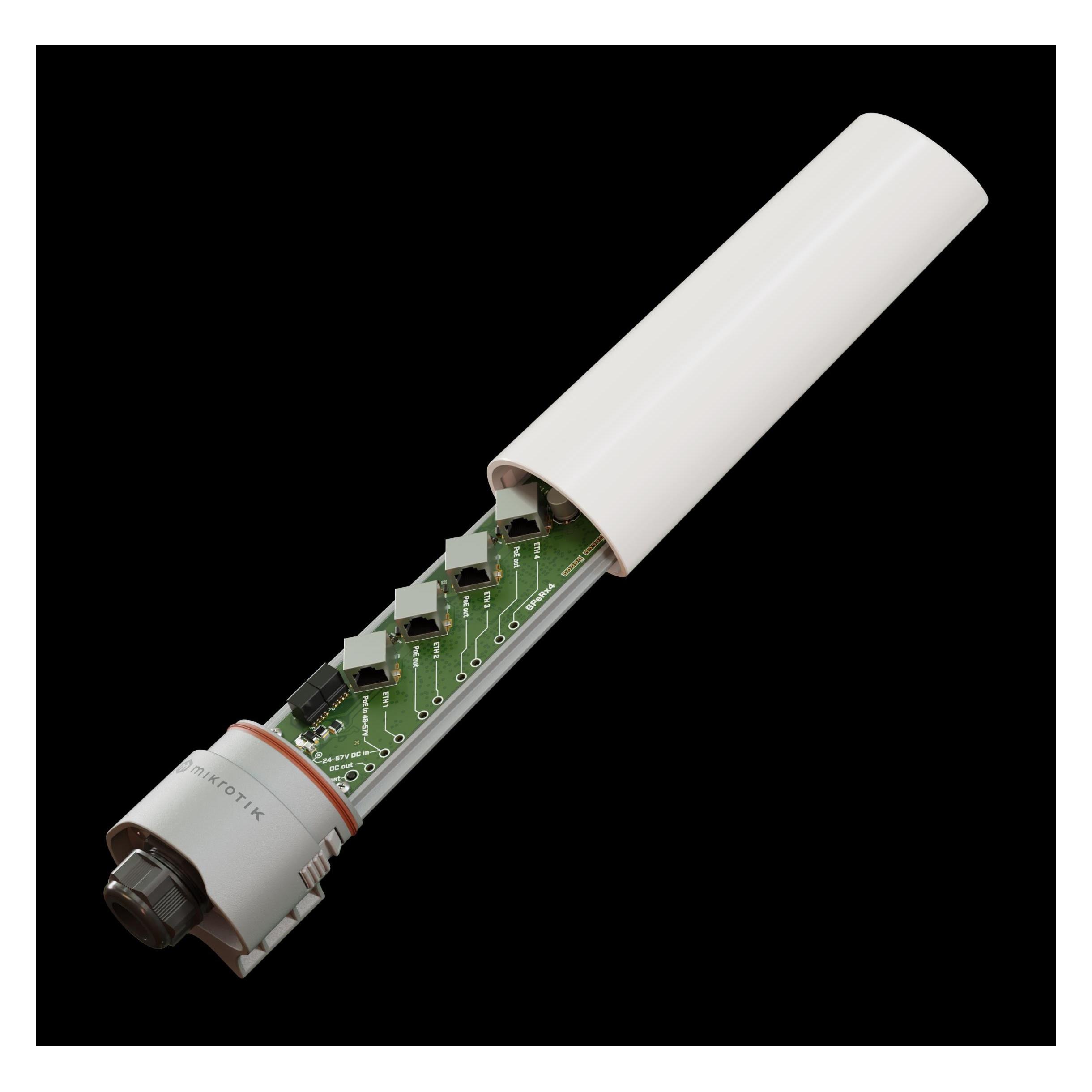 MikroTik Net Poe Splitter/Extender/Gper14i (802.3af (PoE), 802.3at (PoE+), 802.3bt (PoE++), 30 W) (GPER14I)