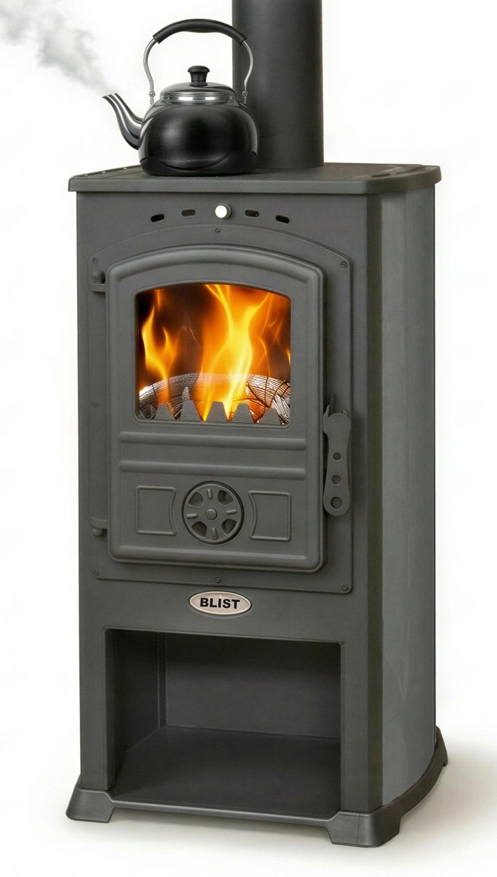 Kaminofen Modena 4.0 grau mit 7,4 kW