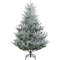 COSTWAY Weihnachtsbaum 180cm mit Schnee, warmweißen LEDs, 13 Modi, Timer & einstellbare Helligkeit.