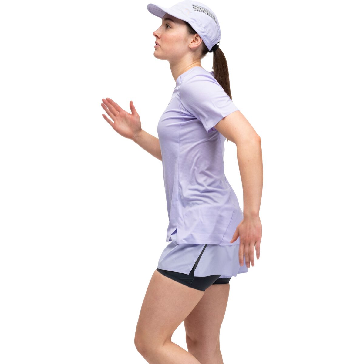 Bergans Y Lightline Fast Tee Women acai smoothie (24671) XL 257103-3474-24671-XL