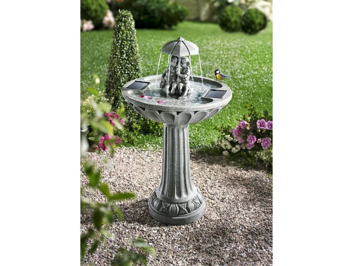 Solar-Springbrunnen, Grau