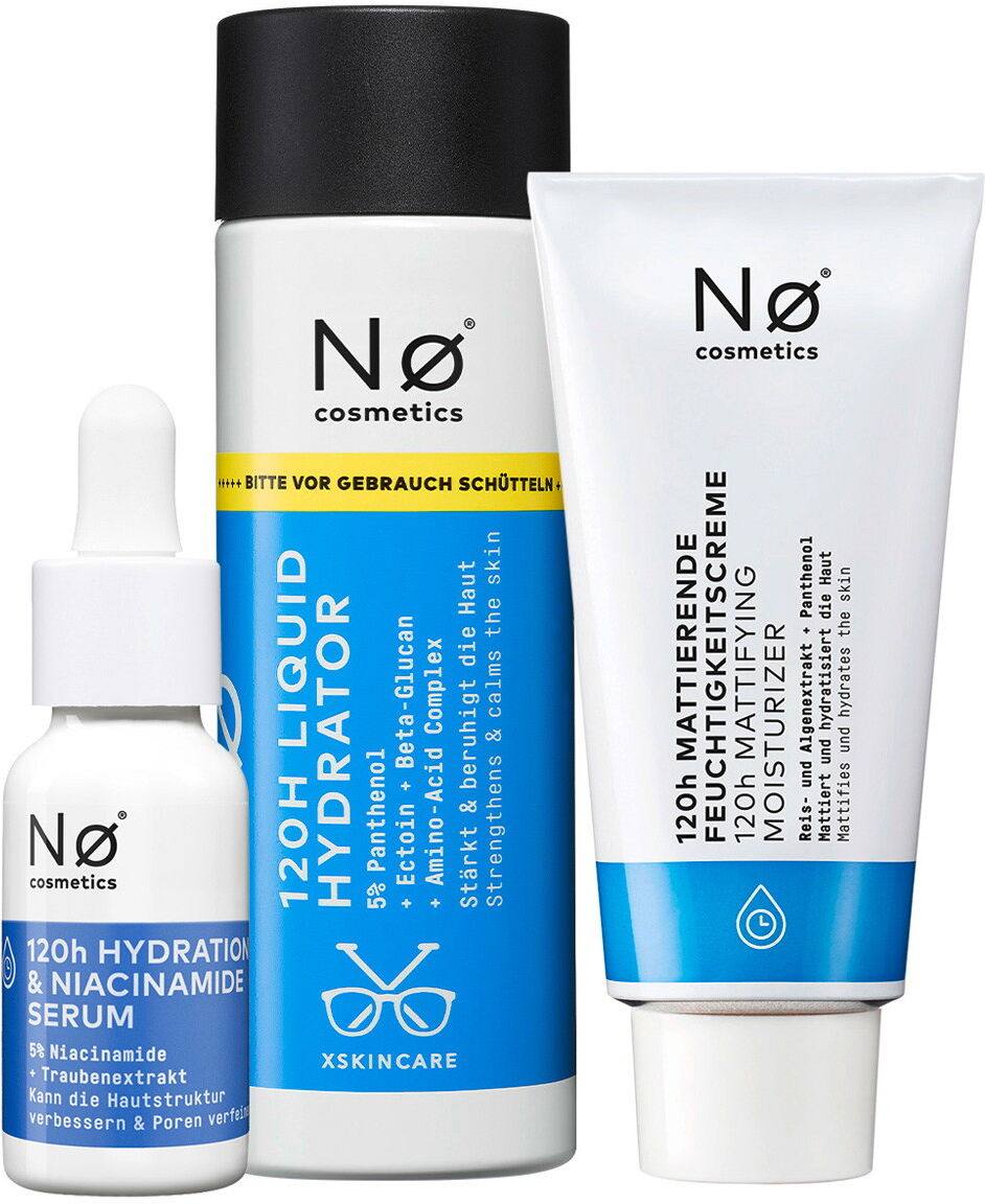 170ml Nø Cosmetics Hydration Set (Toner 100ml + Creme 50ml + Serum 20ml)