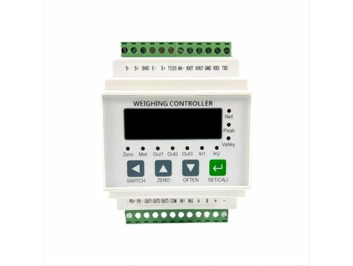 Schienen-Wägezellen-Wägeverstärker-Sender DS90+KV-4B RS485-Kommunikation Digitaler Signalkonditionierer zur Gewichtsmessung für Trichter(KV-4B+RS485)