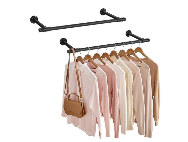 Wandgarderobe Schwarz B: 84 cm