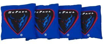 Skip's Garage DePaul Themed Cornhole Bags