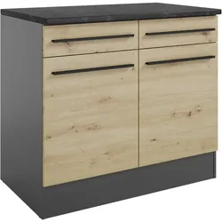 Yourkitchen Unterschrank JAZZ - B/H/T ca. 100.00x90.00x60.00