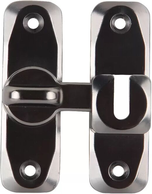 INF Loquet de porte - 90°/180° universel (perçage/sans perçage) Le noir