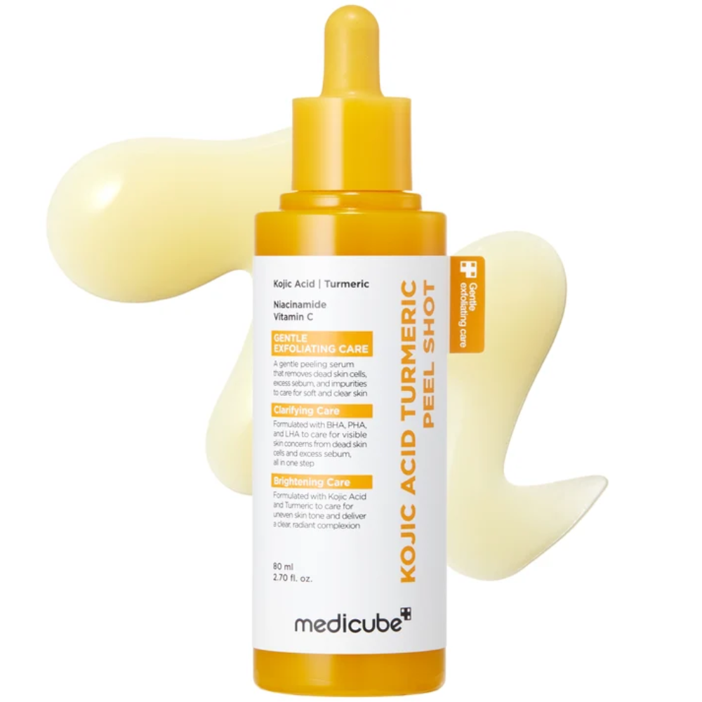 Medicube Kojic Acid Turmeric Gentle Exfoliating Peel Shot 80mL