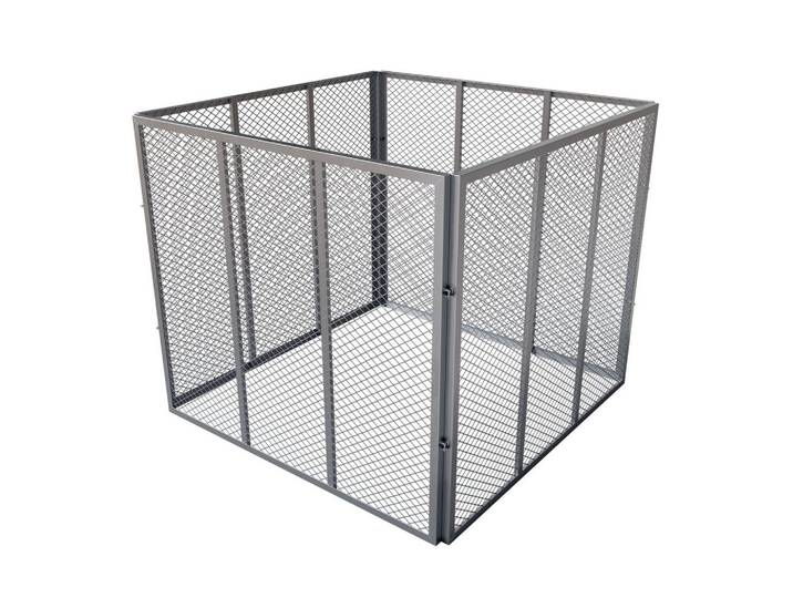KOMPOSTER Metall silber 800L