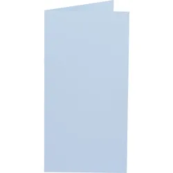 Clairefontaine PPP Doppelkarten/12539C, blau, DL, 210g/qm, Inh. 25