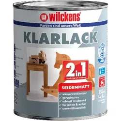 Klarlack 2in1, 750 ml seidenmatt - farblos