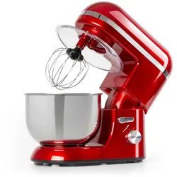 Bella Elegance Küchenmaschine 1800 W 2,7 PS 5,2 Ltr Edelstahl BPA-frei