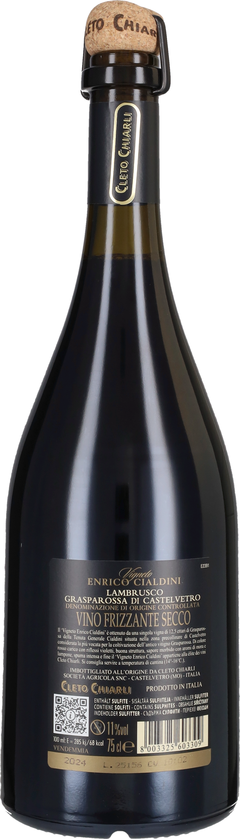 Chiarli Cleto Lambrusco Grasparossa di Castelvetro 'Vigneto Cialdini' Cleto Chiarli