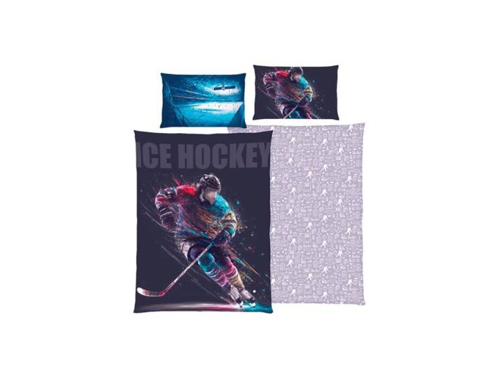 Bettwäsche Ice Hockey mit Spieler