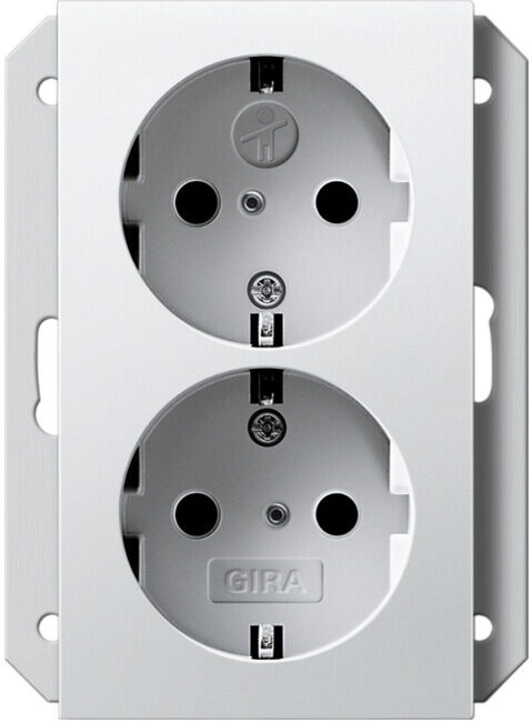 Gira Double prise SCHUKO simple rws mat 273127 (273127)