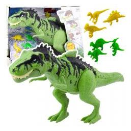 Lean Toys Dinosaurier mit kleinen Figuren, die sich bewegen und Geräusche machen (69557543)