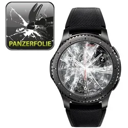 2x Panzerfolie für Samsung Galaxy Gear S3 ANTI-REFLEX Displayschutzfolie MATT