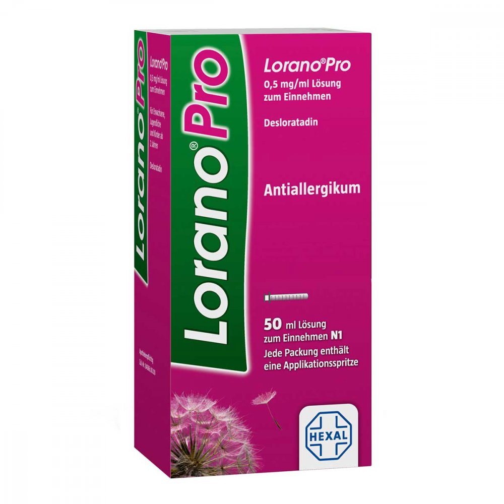 Hexal AG Lorano®Pro 0,5 mg/ml Lösung zum Einnehmen 10090211