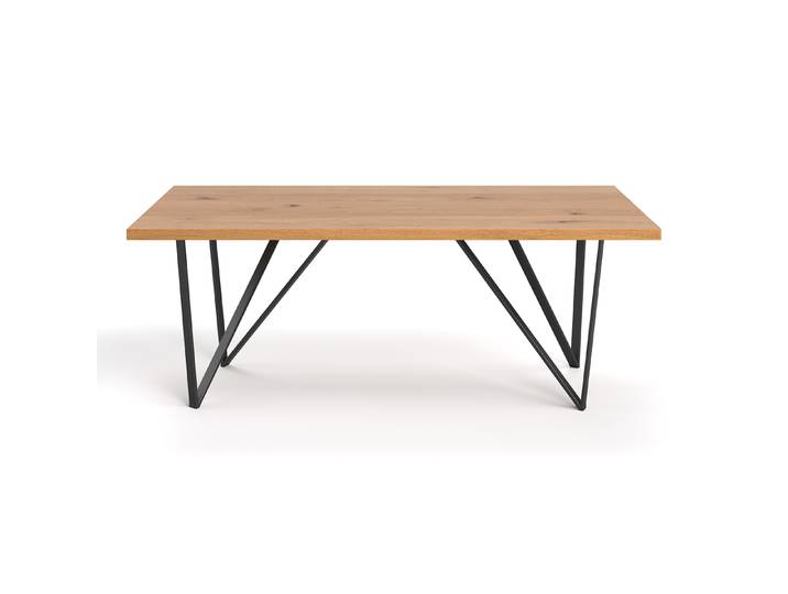 Table design Ravel 140x100 cm Bois de chêne massif