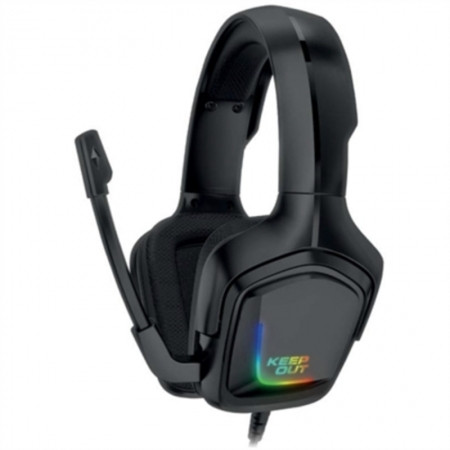 KeepOut HX601 Gaming Hoofdtelefoon met microfoon, Zwart
