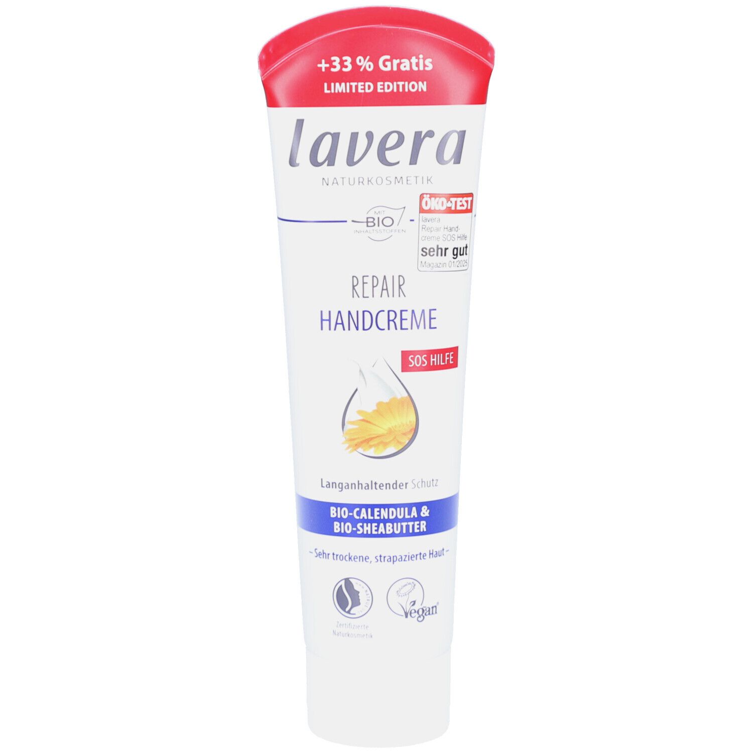Lavera Repair Handcreme+33% 100 ml Creme