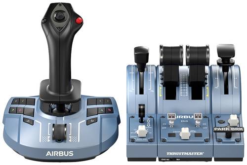 Thrustmaster TCA Captain X Airbus Edition Flugsimulator-Joystick Kopfhörer (3.5mm Klinke), USB-A, USB-C PC, Xbox One, Xbox