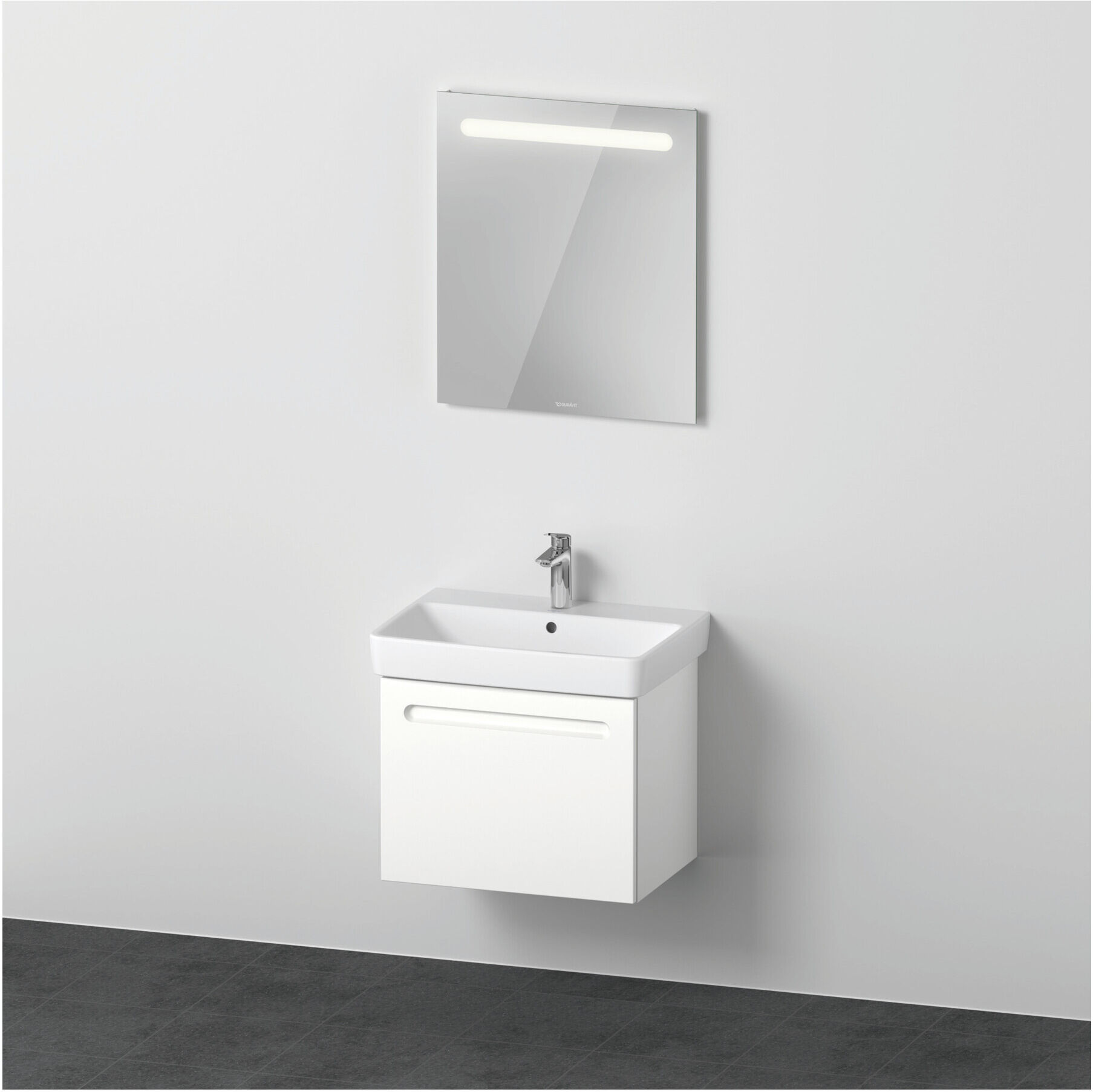 Duravit Möbel-Set No. 1 65cm, Weiß Matt, 1 Auszug (N10156018180000)