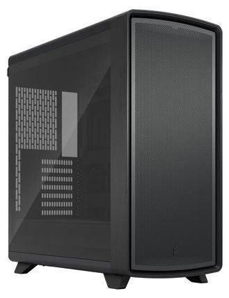 Gehäuse für PCs, Midi-Tower, FRACTAL DESIGN, Modell Summit Blackout TG Light Tint, mit getöntem Glas, Farbe: Schwarz, matt