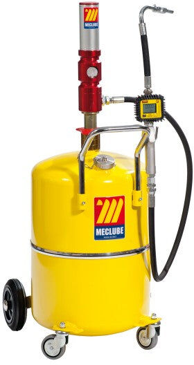 Meclube 027-1316-000 Distributore olio pneumatico da 65 l con pistola digitale