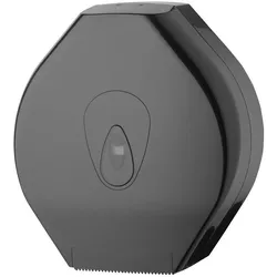 PlastiQline Großrollenspender MAXI - Toilettenpapierspender - schwarz - grau