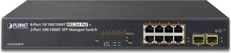 Planet Technology 8-Port 10/100/1000T 802.3at PoE + 2-Port 100/1000X