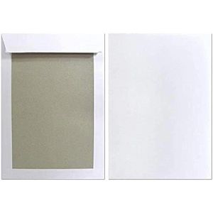 Netuno Versandtaschen weiß, C4, ohne Fenster, haftklebend, Kraftpapier, 100 Stück