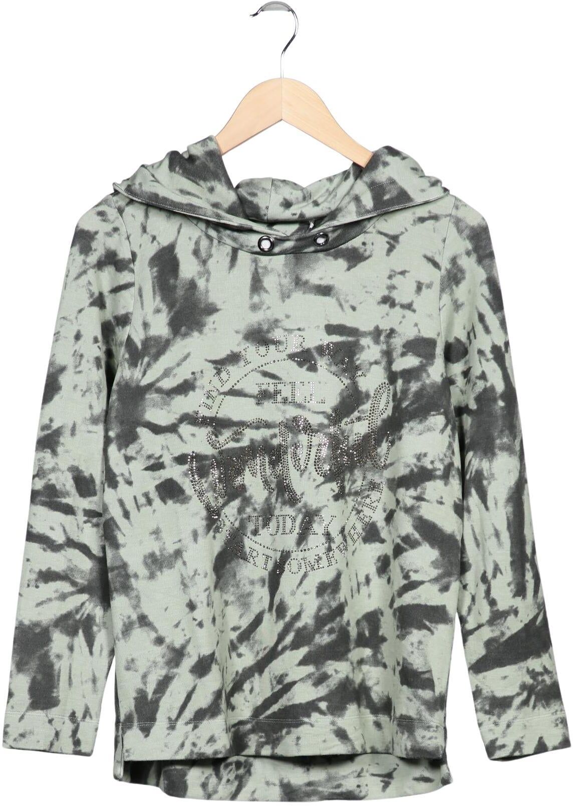 Via Appia DUE Damen Kapuzenpullover, Grün, Gr. M, kein / Etikett - Second Hand