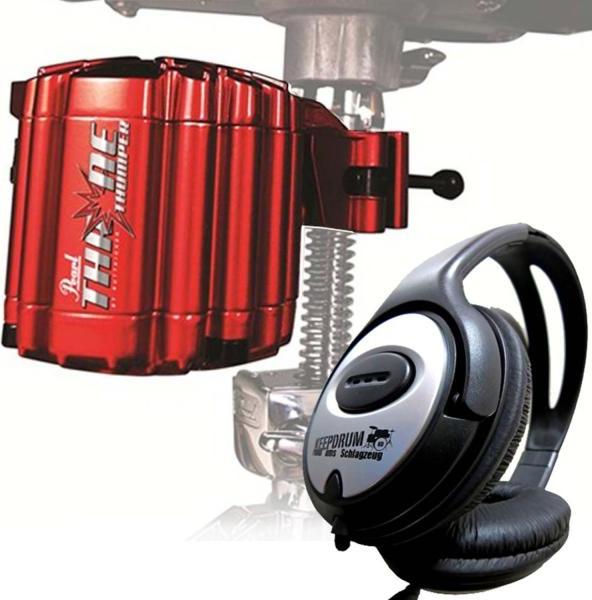 Pearl THMP-1 Throne Thumper Buttkicker mit Kopfhörer