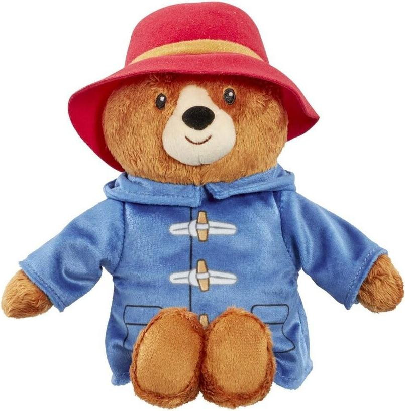 Rainbow Designs Kleine Paddington Beer Knuffel - Pluche teddybeer met rode muts en blauwe duffeljas