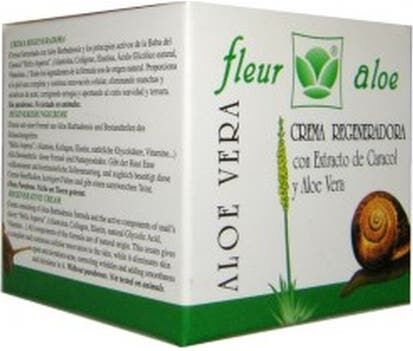 Fleur Aloe Crema Regeneradora Extracto Caracol y Aloe 50ml